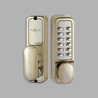 Zinc alloy integrated mechanical combination lock