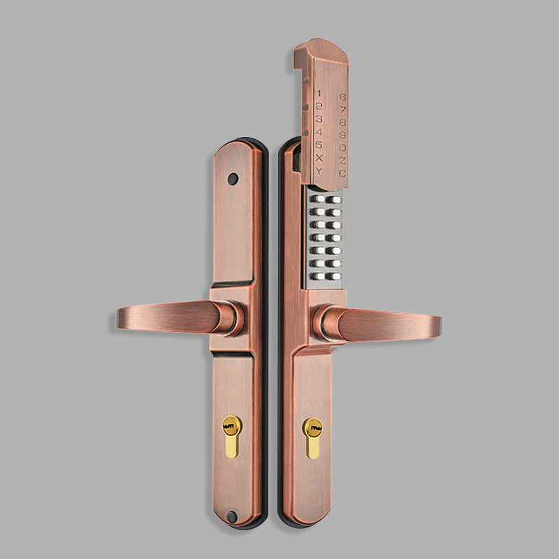 Villa iron gate mechanical combination lock