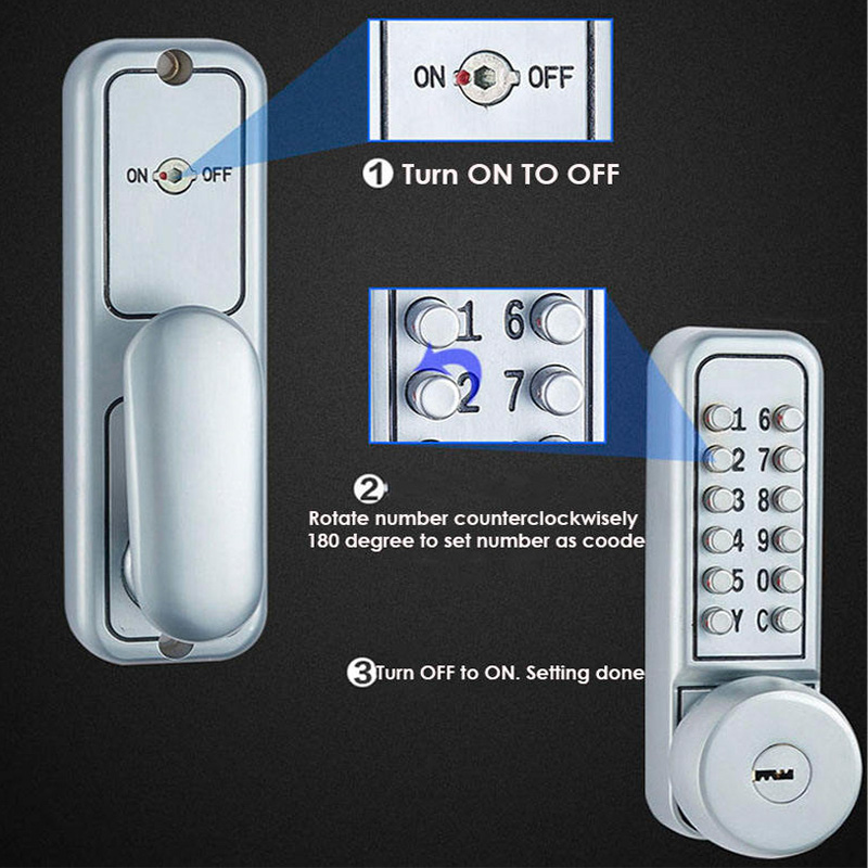 Classic and durable mechanical combination lock