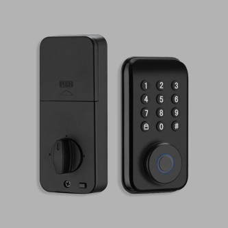 Black smart mechanical combination lock