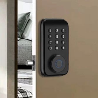 Black smart mechanical combination lock