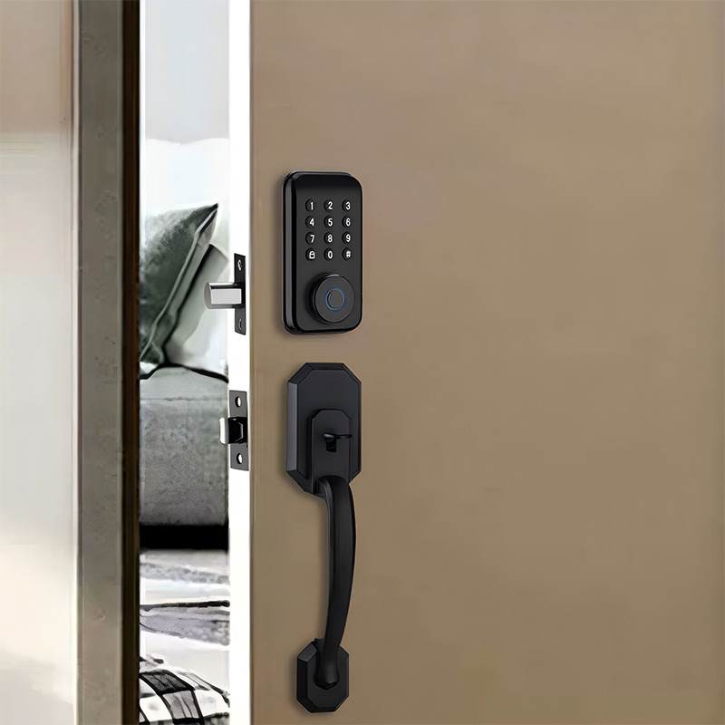 Black smart mechanical combination lock