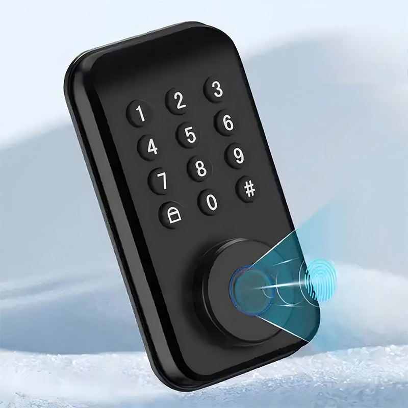 Black smart mechanical combination lock