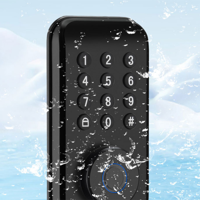 Black smart mechanical combination lock