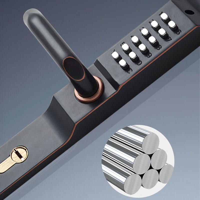 Durable anti-theft mechanical combination lock