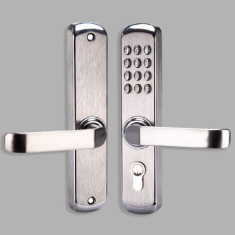 Stainless steel single-sided mechanical combination lock