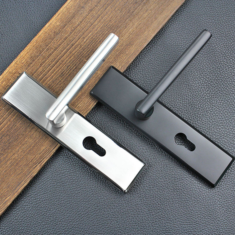 Square panel modern mechanical door lock