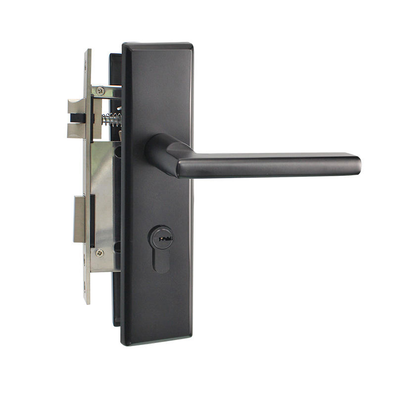 Square panel modern mechanical door lock