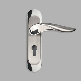 Polished panel modern mechanical door lock
