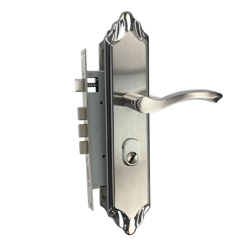 Stylish and burglarproof modern mechanical door lock
