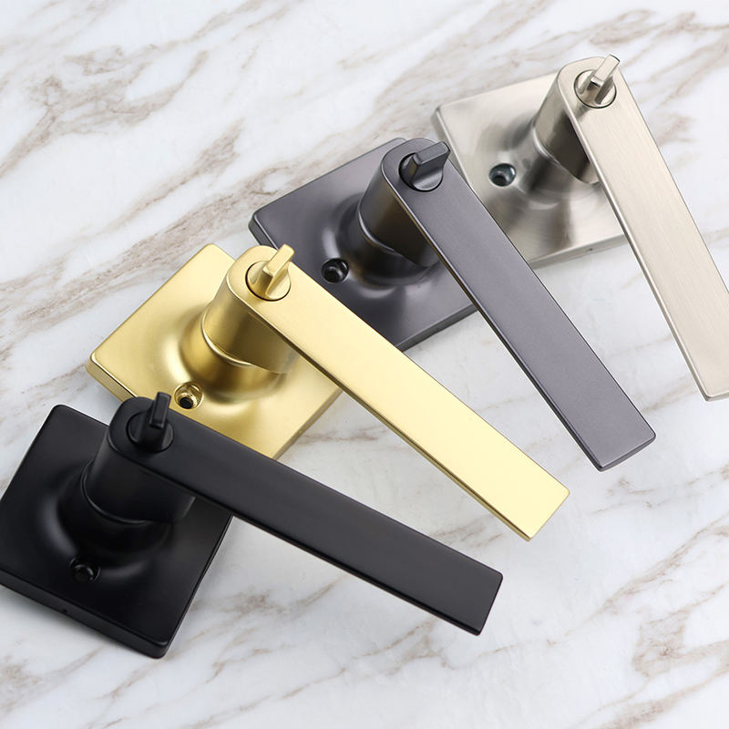Solid square modern mechanical door lock