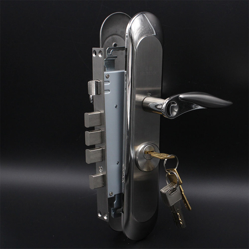 Rust-proof and anti-theft modern mechanical door lock