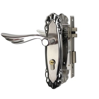 Wing-shaped handle modern mechanical door lock