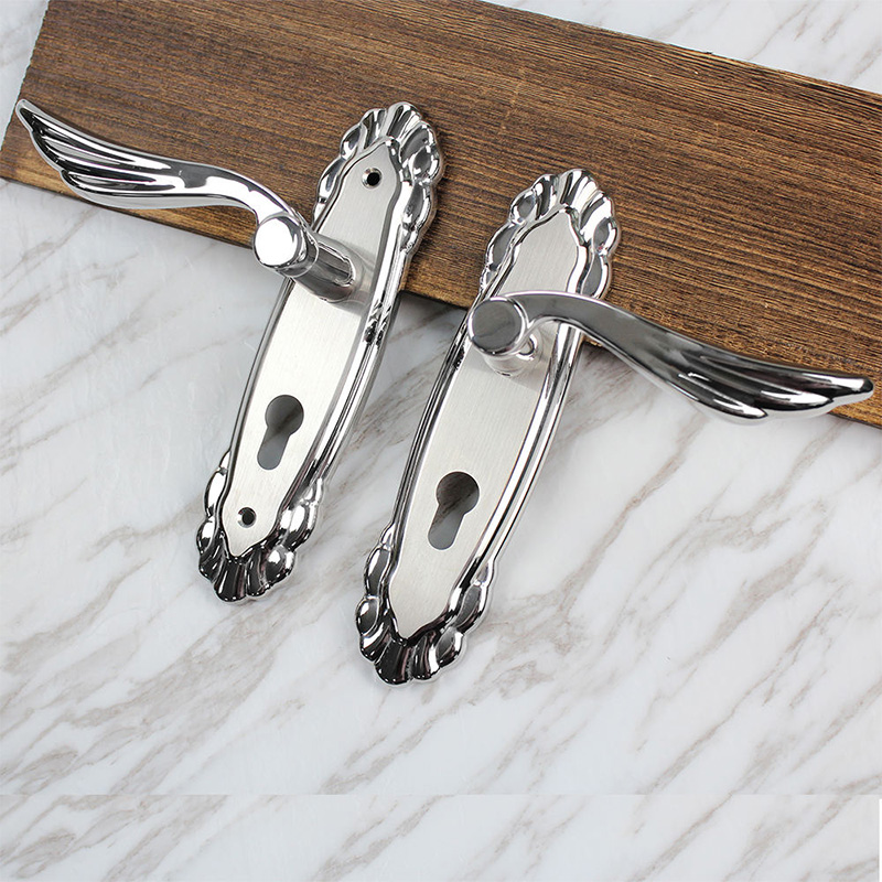 Wing-shaped handle modern mechanical door lock