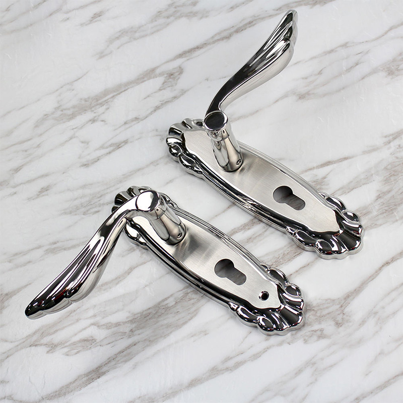 Wing-shaped handle modern mechanical door lock