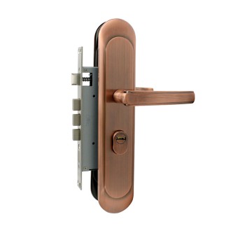 Stainless steel vintage mechanical door lock