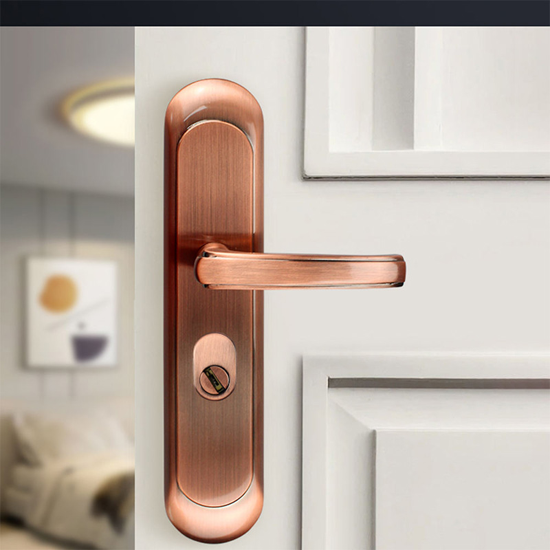 Stainless steel vintage mechanical door lock