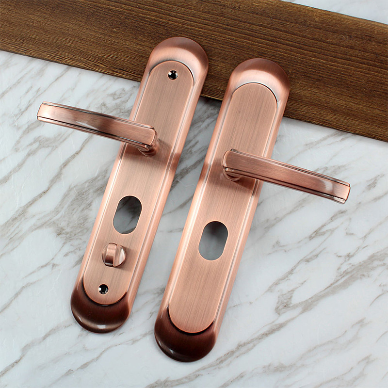 Stainless steel vintage mechanical door lock