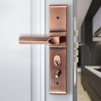 Stainless steel anti-theft vintage mechanical door lock