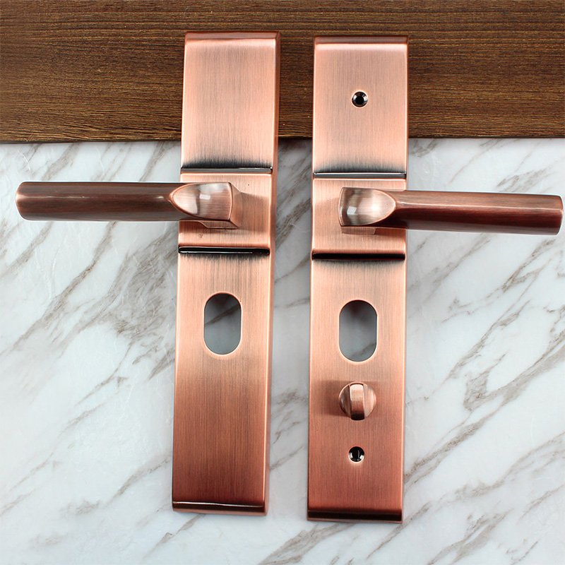 Stainless steel anti-theft vintage mechanical door lock