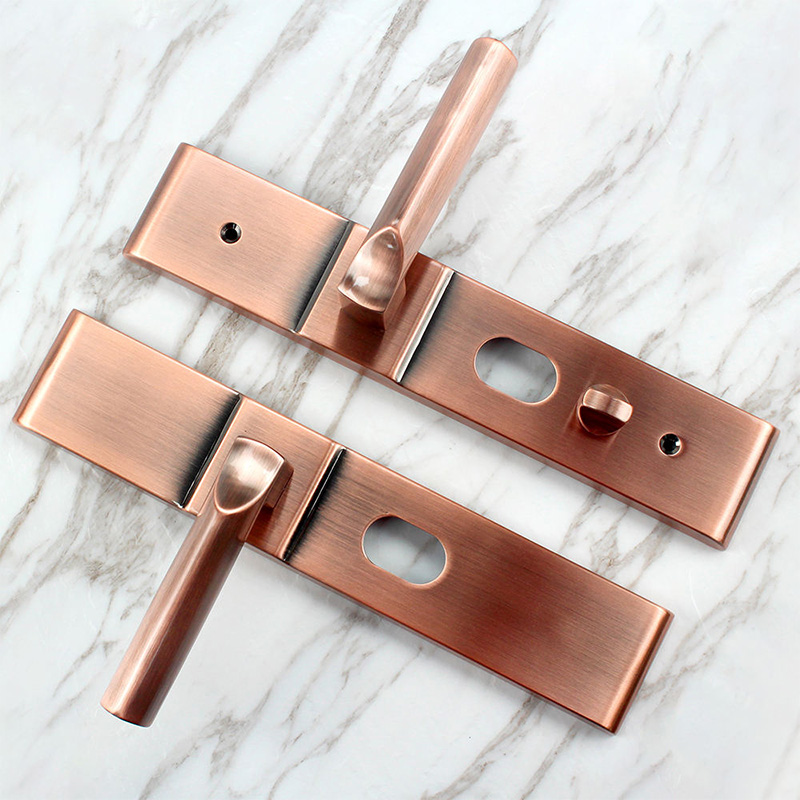 Stainless steel anti-theft vintage mechanical door lock