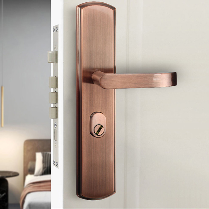 High-security retro mechanical door lock