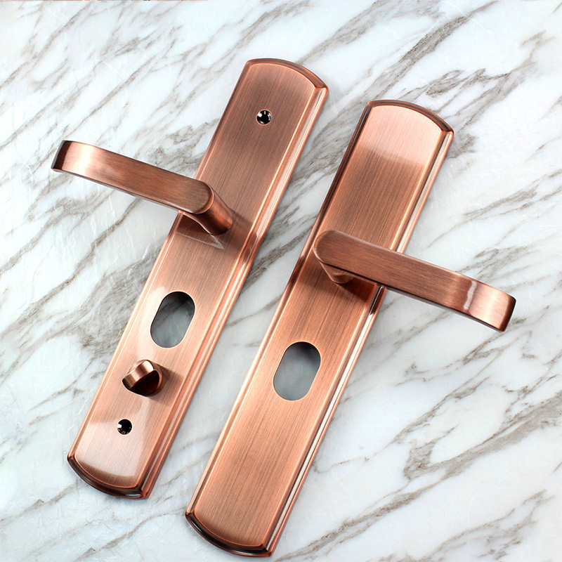 High-security retro mechanical door lock