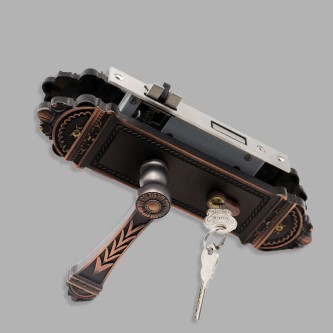 High-quality zinc alloy vintage mechanical door lock