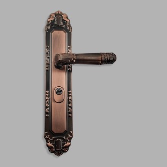 Anti-theft household vintage mechanical door lock