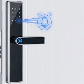 Waterproof smart home phone unlockable smart door lock