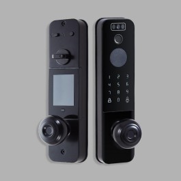 Black durable mobile phone unlocks smart door lock