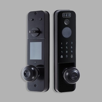 Black durable mobile phone unlocks smart door lock