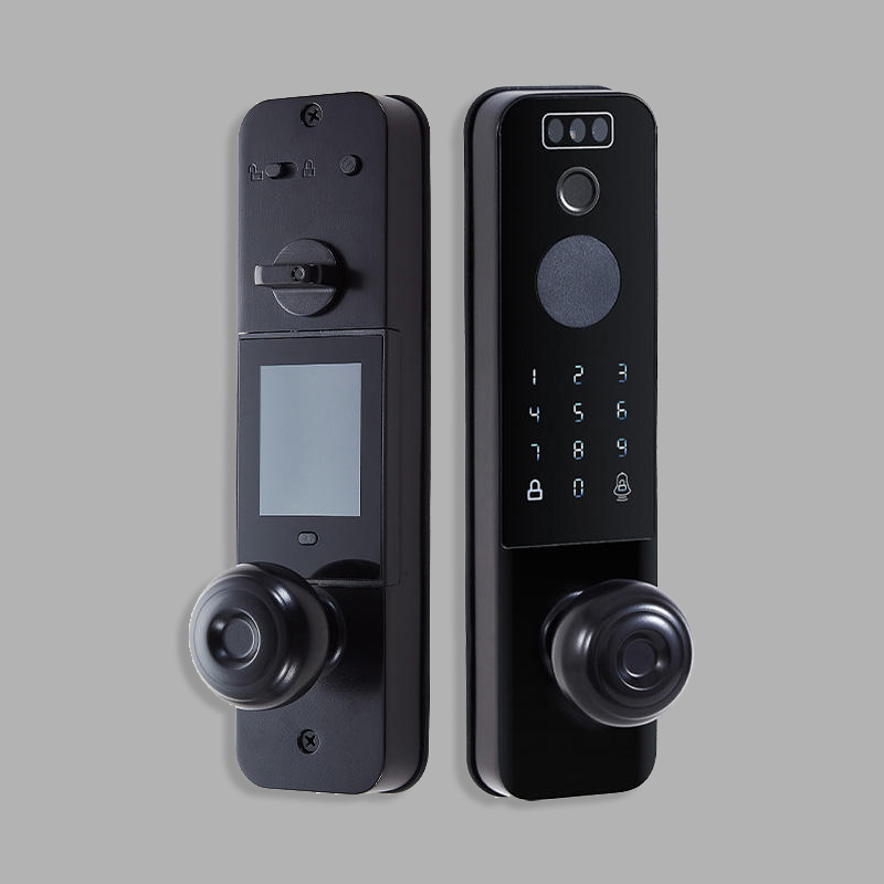 Black durable mobile phone unlocks smart door lock