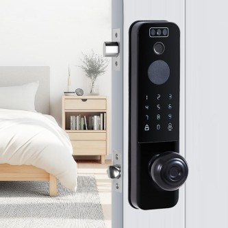 Black durable mobile phone unlocks smart door lock