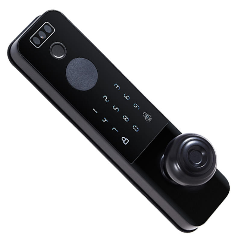 Black durable mobile phone unlocks smart door lock