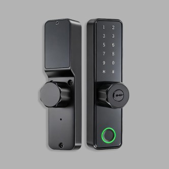 Safe and durable mobile phone-controlled smart door lock