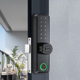 Safe and durable mobile phone-controlled smart door lock
