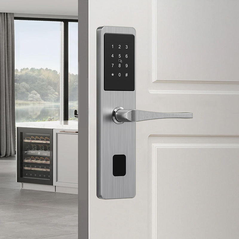 Stainless steel mobile phone unlocked smart door lock