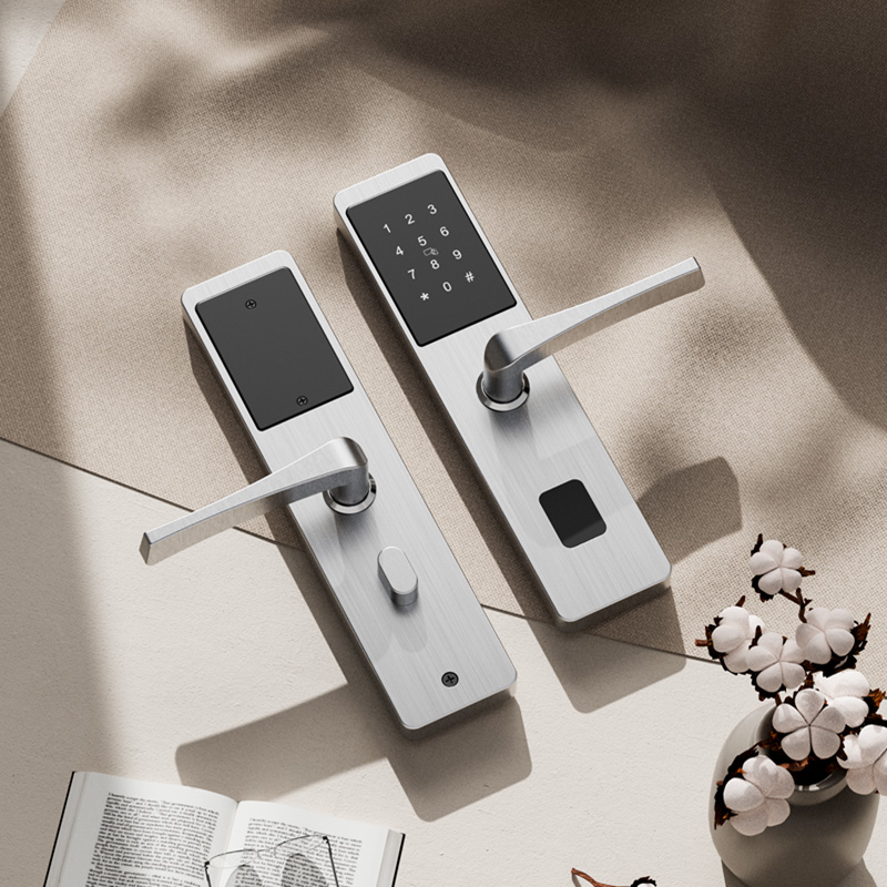 Stainless steel mobile phone unlocked smart door lock