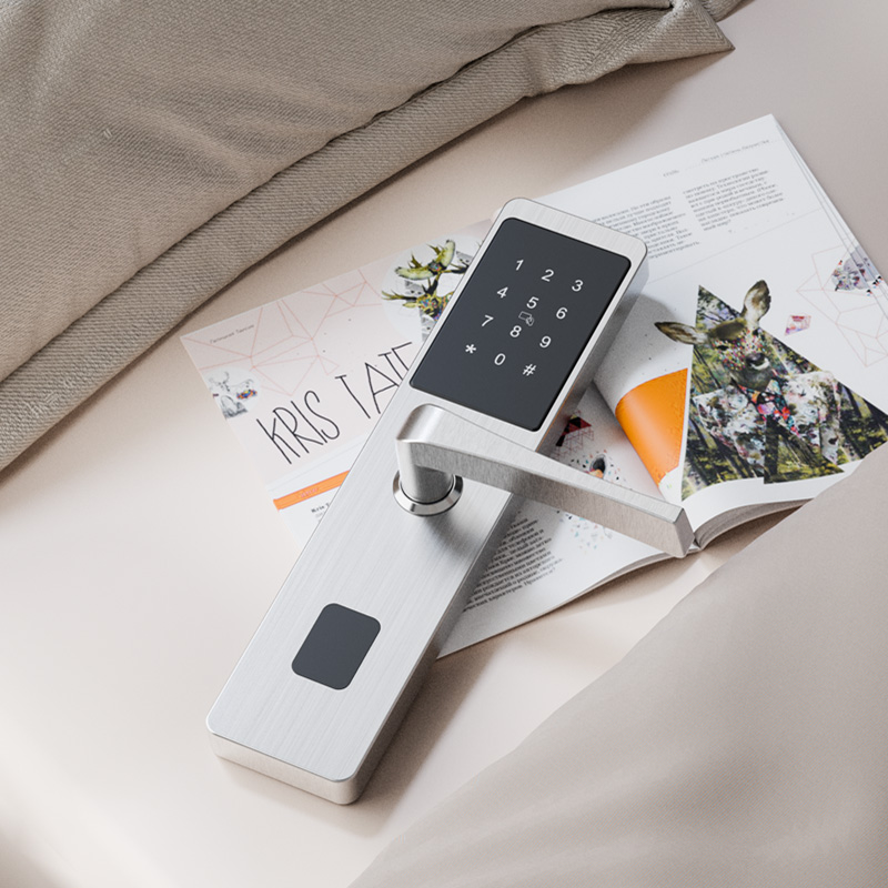 Stainless steel mobile phone unlocked smart door lock