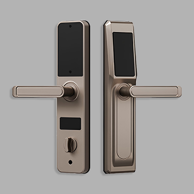 Home electric mobile phone unlocking smart door lock