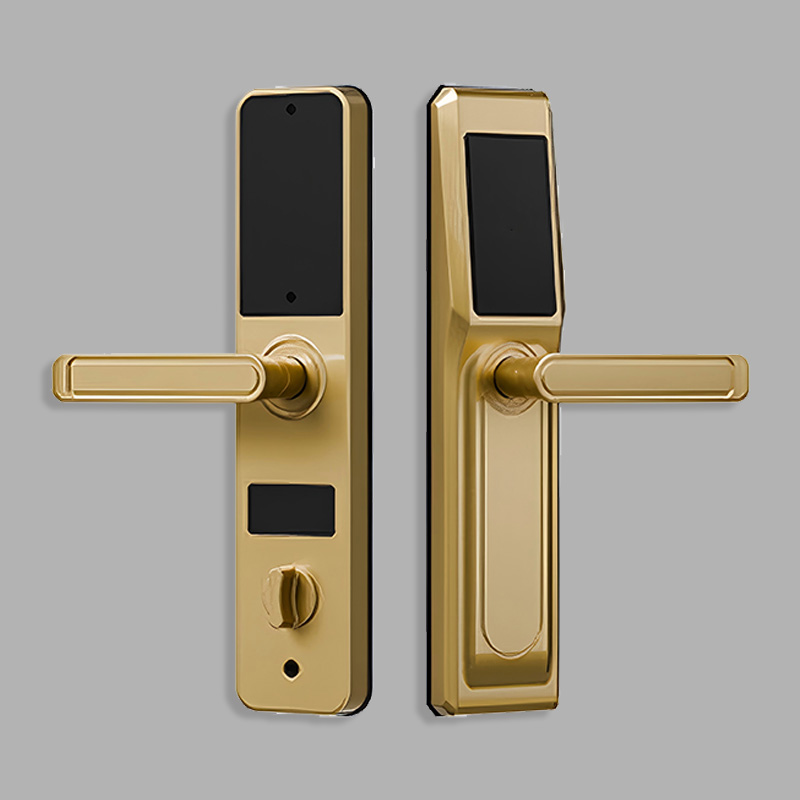 Home electric mobile phone unlocking smart door lock