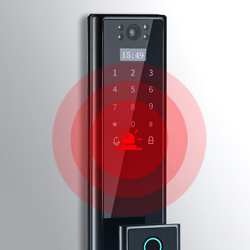 Home security mobile phone unlock smart door lock