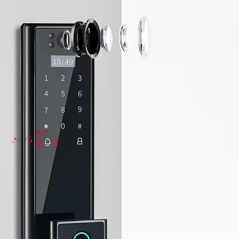 Home security mobile phone unlock smart door lock