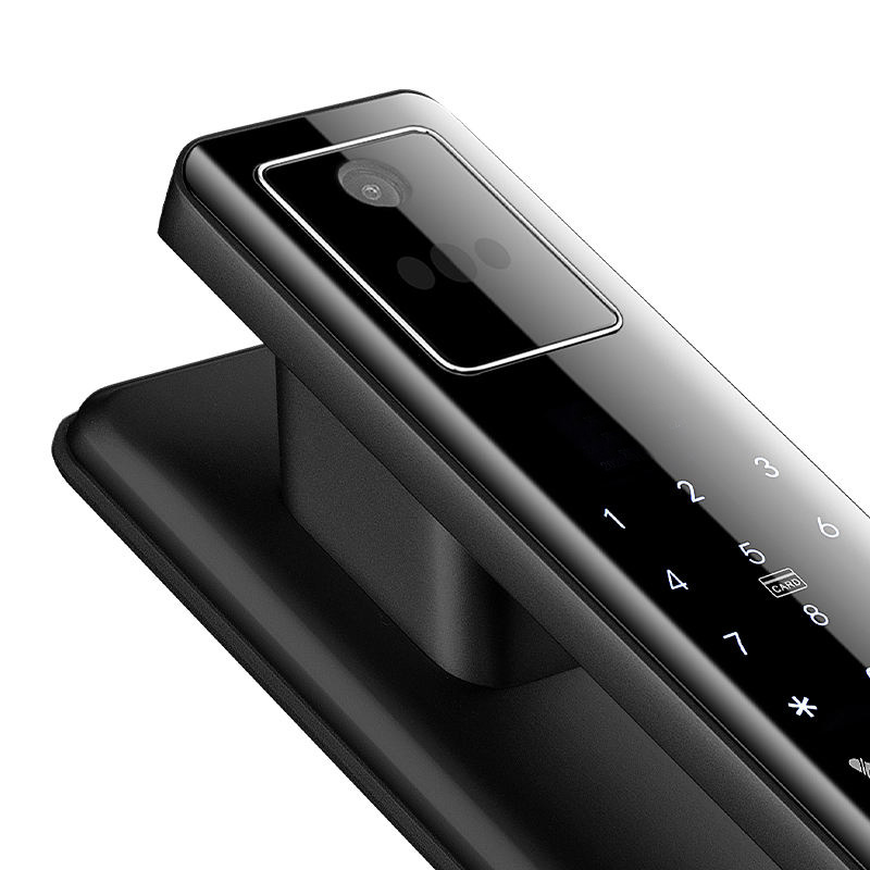 Real-time visual unlocking smart door lock