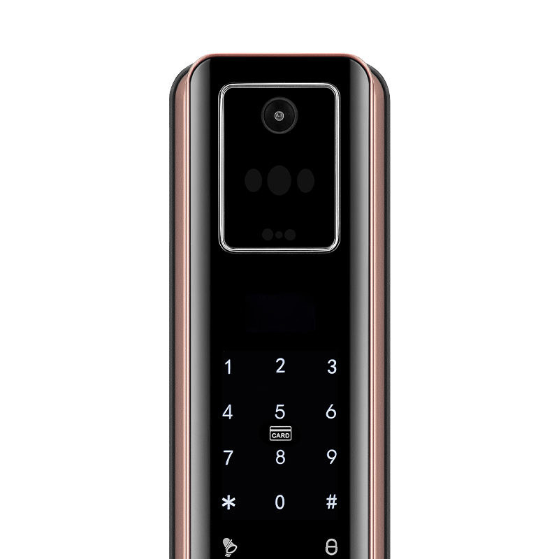 Real-time visual unlocking smart door lock