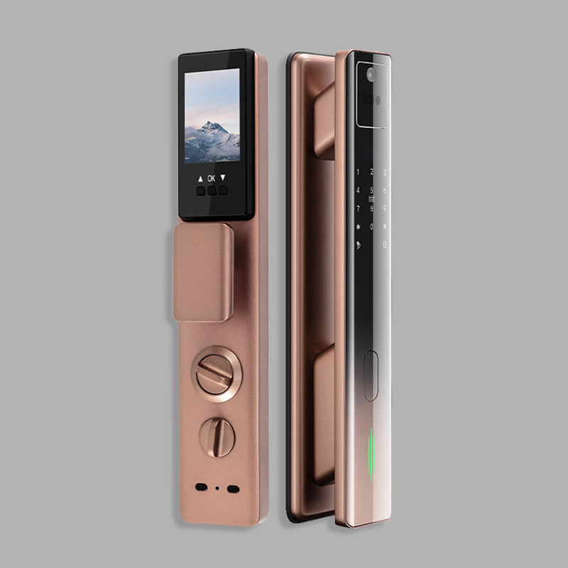 Real-time visual unlocking smart door lock