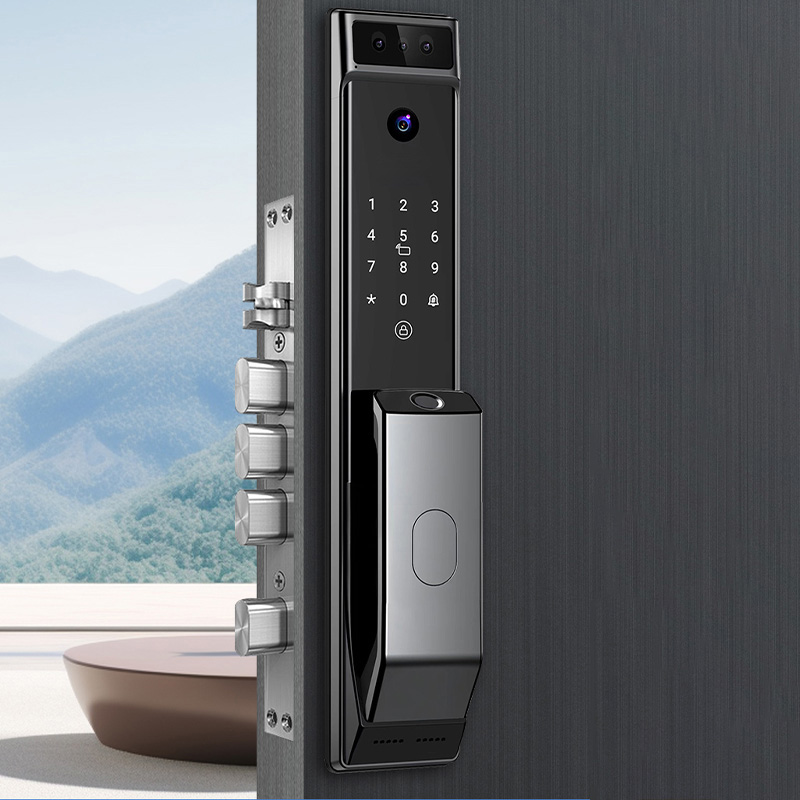 Anti-theft digital mobile phone unlocked smart door lock