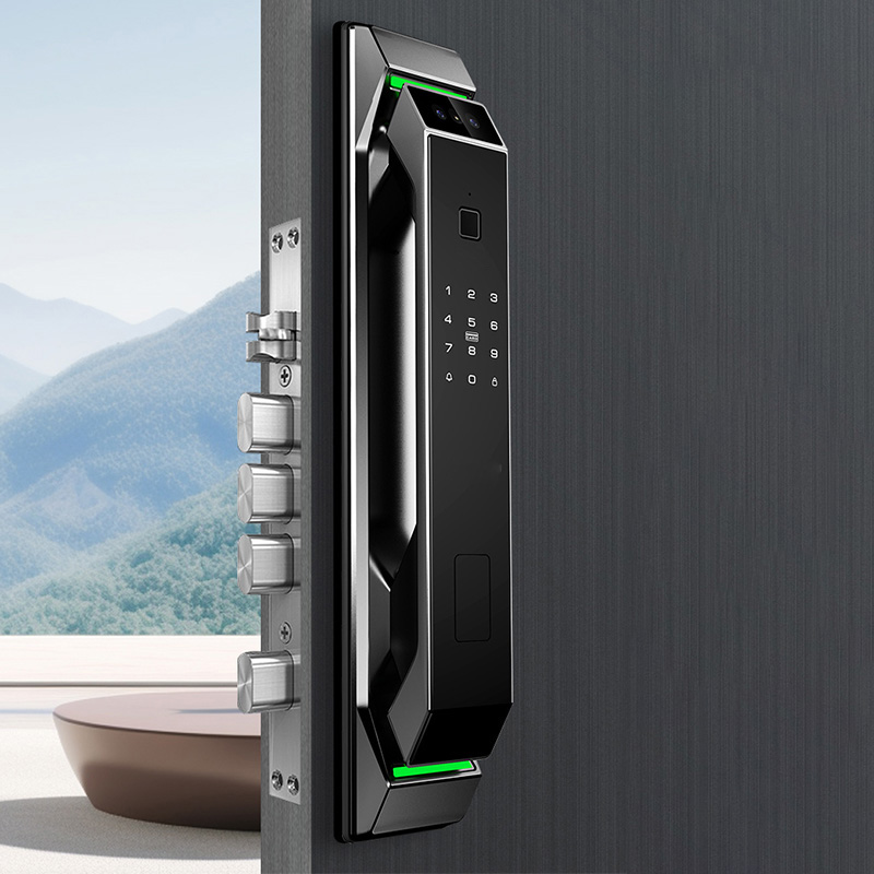 Advanced anti-theft mobile phone unlocking smart door lock