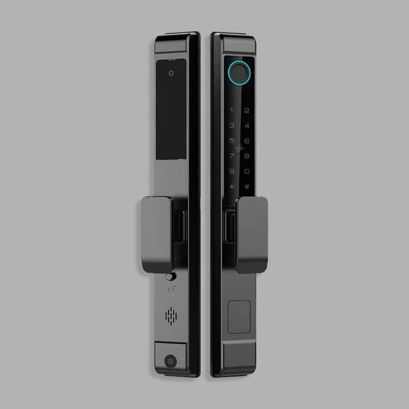 Narrow-bezel smartphone unlocking smart door lock